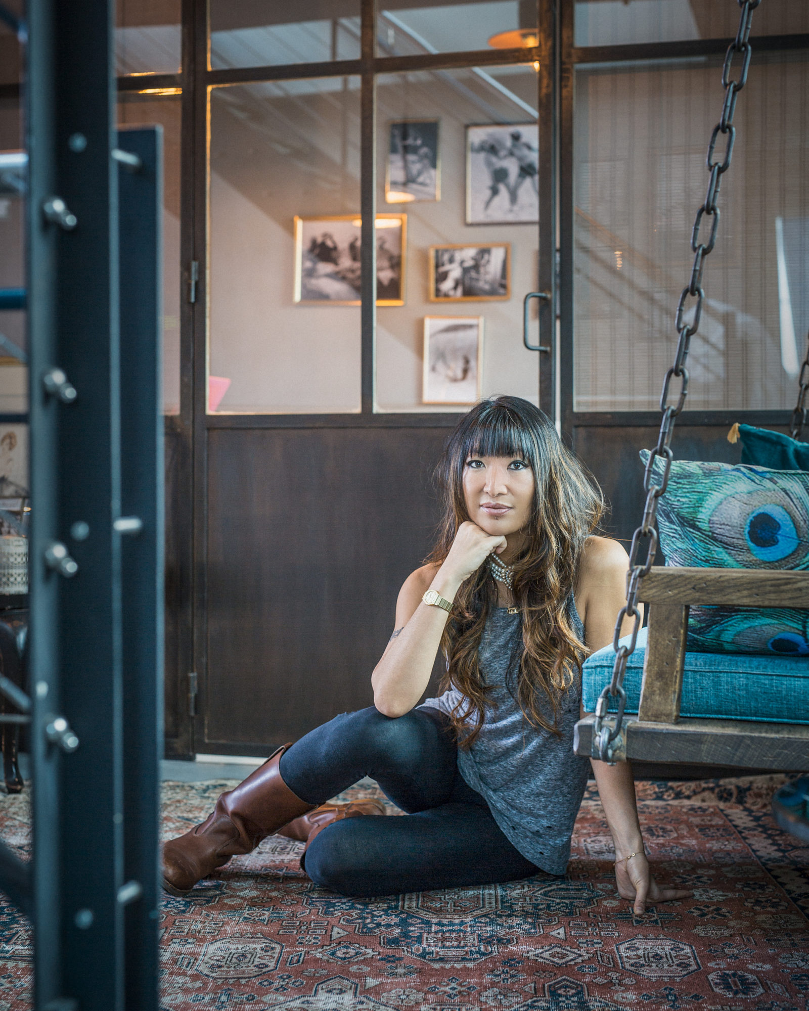 Portrait de Melissa Schlemmer propriétaire du Melrose à Genève