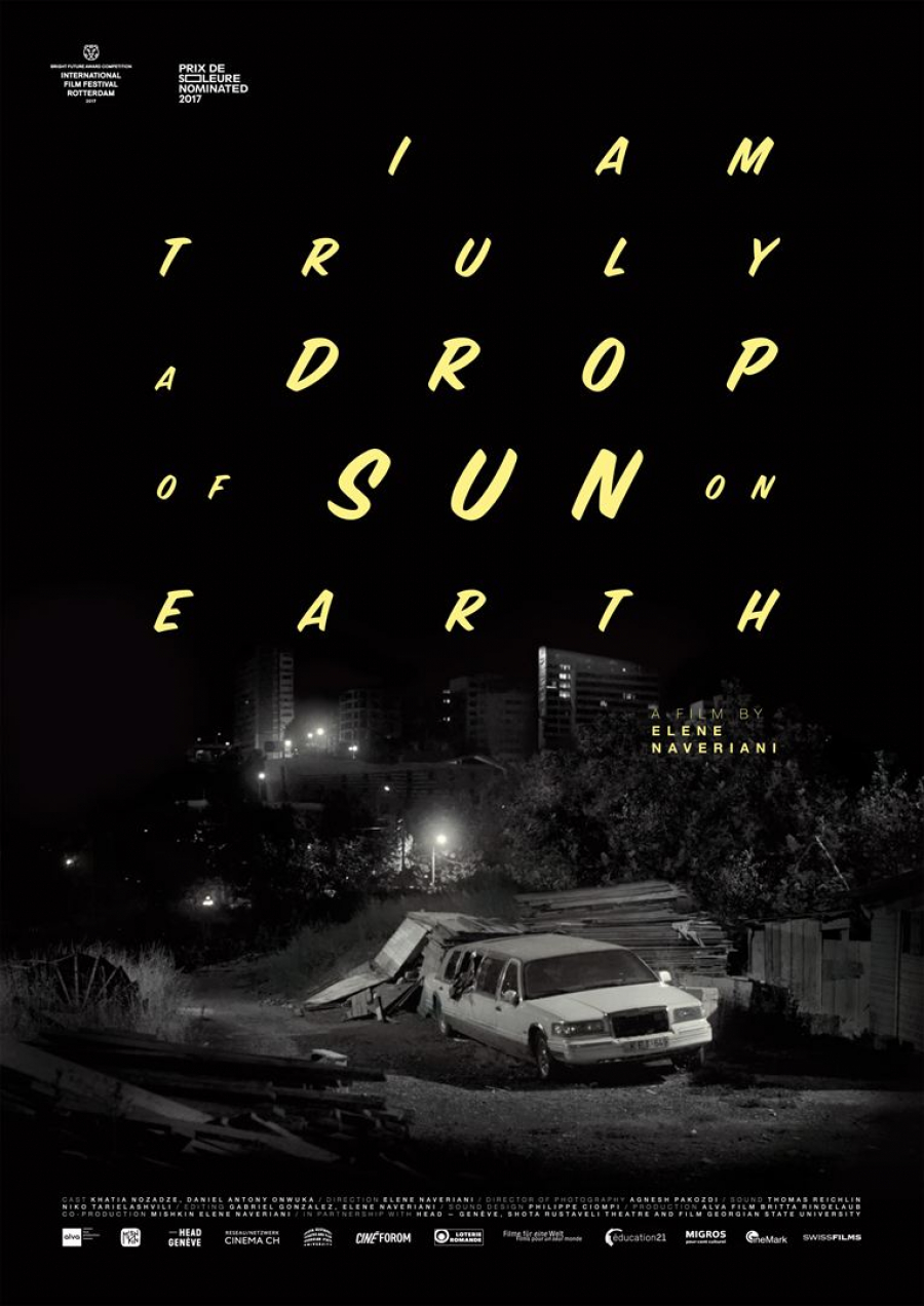 Affiche du film I Am Truly a Drop of Sun on Earth d’Elene Naveriani. Le 14 mars au Cinéma du Grütli dans le cadre du FIFDH