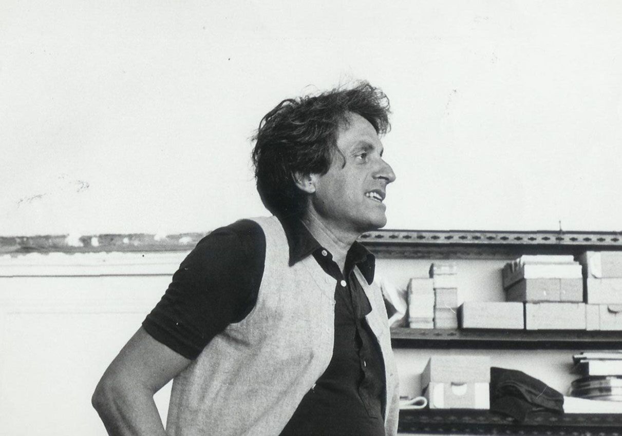 Iannis Xenakis dans son atelier à paris vers 1970, photo de Michele Daniel, événement hot math, contrechamps