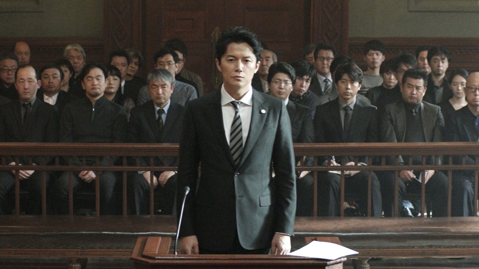 Tiré de « Third Murder », film japonais 2017, article jamais deux sans trois pour go out magazine avril 2018
