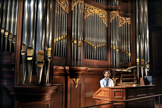 Vincent Thévenaz par Maurane Di Matteo, 4ème festival de l'orgue aubertin