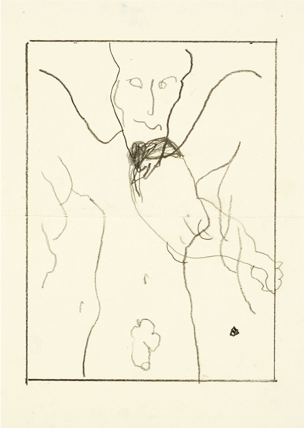 « Untitled » (2018) (c)Joe Bradley, Plus connu pour ses grandes toiles de peinture aux vifs contrastes d’aplats, de formes et de couleurs, l’artiste américain Joe Bradley est avant tout un dessinateur. L’intérêt pour le dessin remonte à sa jeunesse passée sur la côte est des Etats-Unis dans les années 1980 et 1990, au contact d’une culture underground symbolisée notamment par ses « comix », des bandes dessinées aux contenus provocateurs et satiriques. De fortes infuences qui ponctuent la série de récents dessins (2016-2018) sélectionnés par l’artiste pour une exposition à voir chez Gagosian jusqu’au 28 juillet. par Lucia VON GUNTEN, go out magazine juin 2018