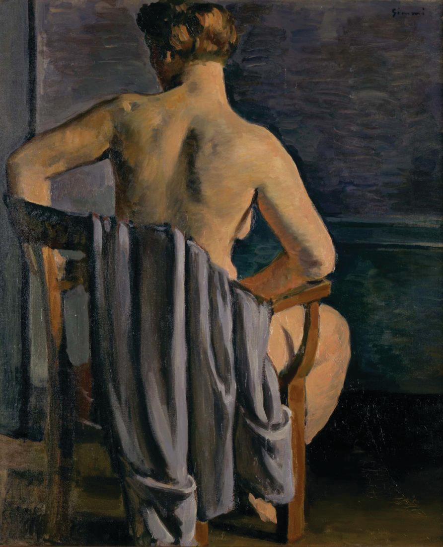 « Nu au fauteuil, de dos » (1930) (c)Wihelm Gimmi, L’Atelier de Grandi poursuit son panorama des artistes suisses chers au cœur des deux frères de Grandi et présente, jusqu’au 1er juillet, Wilhelm Gimmi. Peintre, dessinateur et lithographe, le Zurichois à la production particulièrement féconde est peu connu en Suisse, et moins encore en Romandie, alors que ses œuvres ont fait mouche dans le Paris de l’entre-deux-guerres. L’exposition embrasse sa production de 1910 à 1955 et ofre au regard du spectateur quarante œuvres – dont trente huiles sur toiles et une dizaine de dessins, toutes issues de la Fondation Wilhelm Gimmi., par quentin arnoux, go out magazine juin 2018, culture